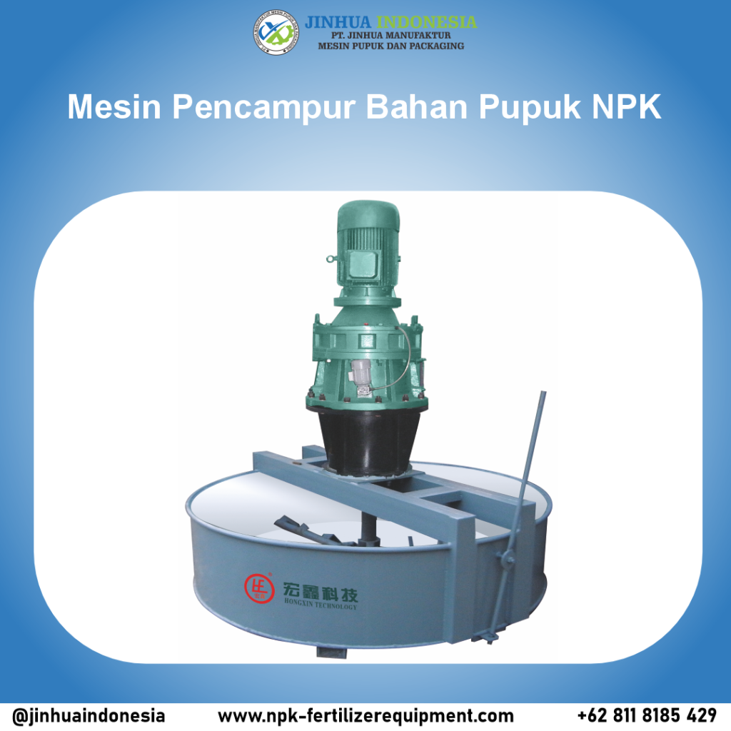 Mesin pencampur bahan pupuk NPK